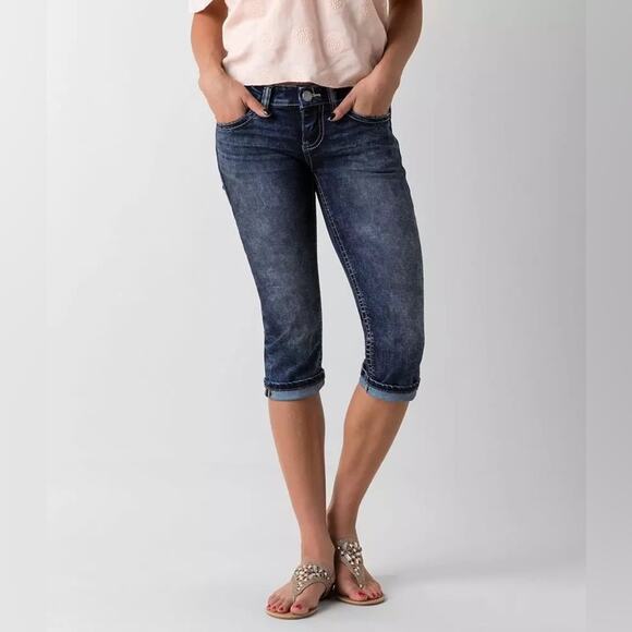 Daytrip Aries Stretch Cropped Jeans Size 26 - Picture 1 of 6